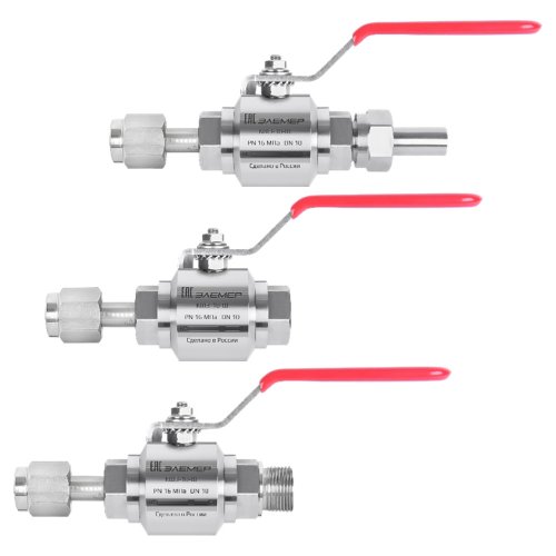 ООО НПП "ЭЛЕМЕР" представило новые конструктивные исполнения шаровых кранов