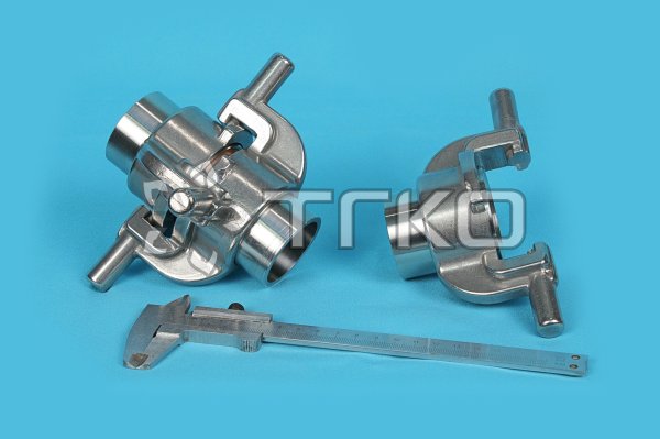 Гайка РОТ DN40 PN25 исп.1 (латунь) в комплекте со штуцером (нерж.) под приварку - 1