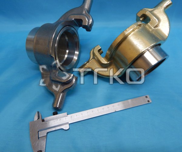 Гайка РОТ DN65 PN16 исп.1 (латунь) в комплекте со штуцером (нерж.) под приварку - 1