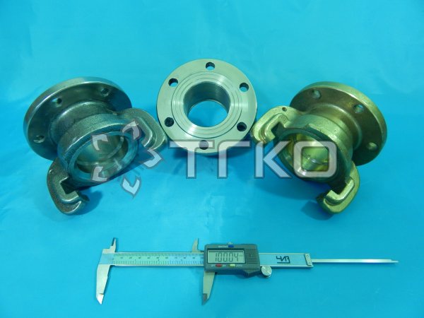 Гайка РОТ DN65 PN16 исп.2 (нерж.) с фланцем D160 мм (под цс 558с) - 1