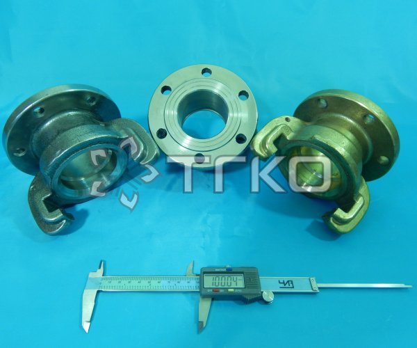 Гайка РОТ DN65 PN16 исп.2 (нерж.) с фланцем D160 мм (под цс 558с) - 1