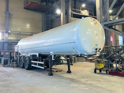 Завод "Техгаз-ТК" произвел ремонт криогенного полуприцепа-цистерны KARBONSAN AYKAR