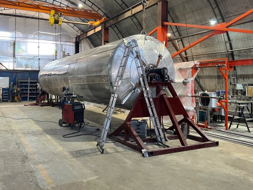 Завод "Техгаз-ТК" выполнил ремонт танк-контейнера под жидкий гелий