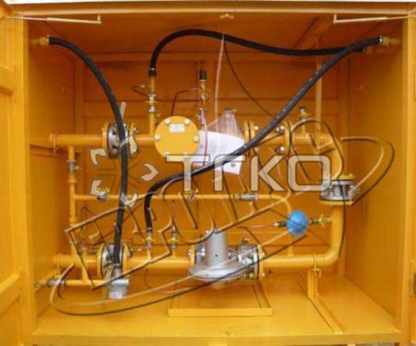 Газорегуляторный пункт шкафной ГРПШ-400  с одной линией редуцирования и байпасом - 1