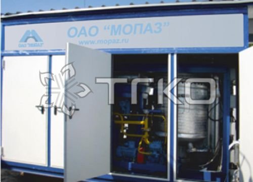 Установка осушки природного газа низкого давления (метана) УОГМ -1000/1-6/ПА К - 1