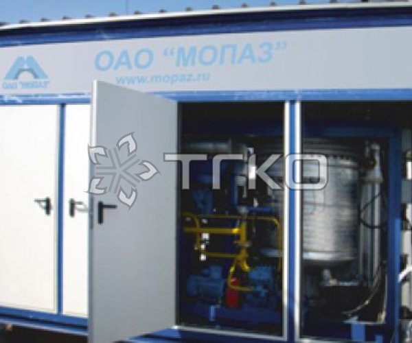 Установка осушки природного газа низкого давления (метана) УОГМ -1000/1-6/ПА К - 1