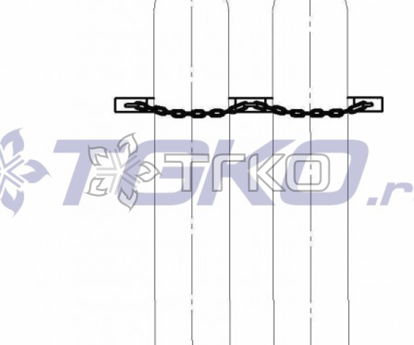 Рампа перепускная РП-02 (2c 1х2) углекислотная на 2 баллона с отсечным клапаном - 1