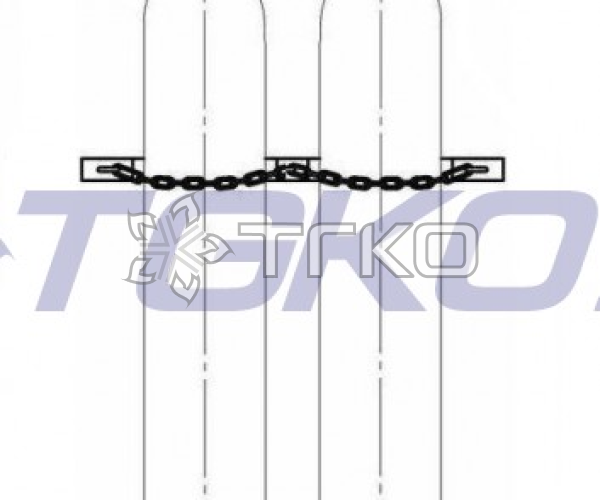 Рампа перепускная РП-01 (2с 2х1) кислородная на 2 баллона - 1